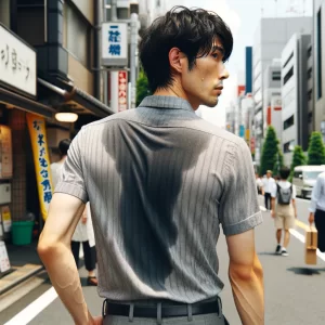 背中の汗が多いのは必然