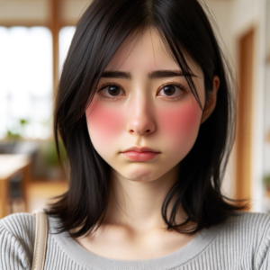 赤ら顔の原因に悩む