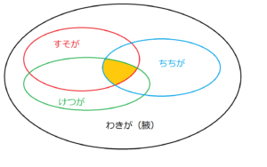 すそわきがの相関図