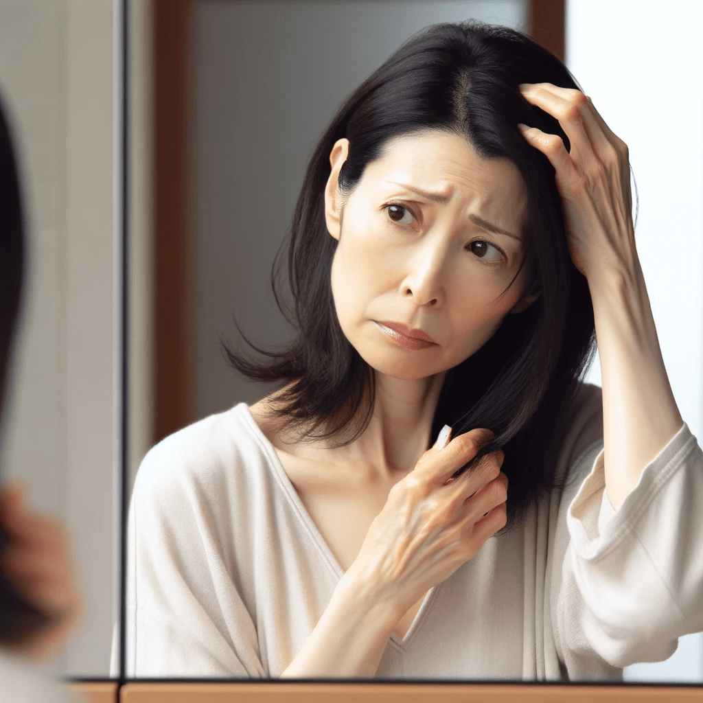 女性薄毛の根本的原因：加齢による女性ホルモンの低下【第33回】