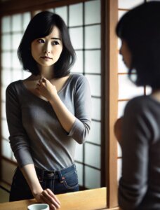 すそわきがで悩む女性