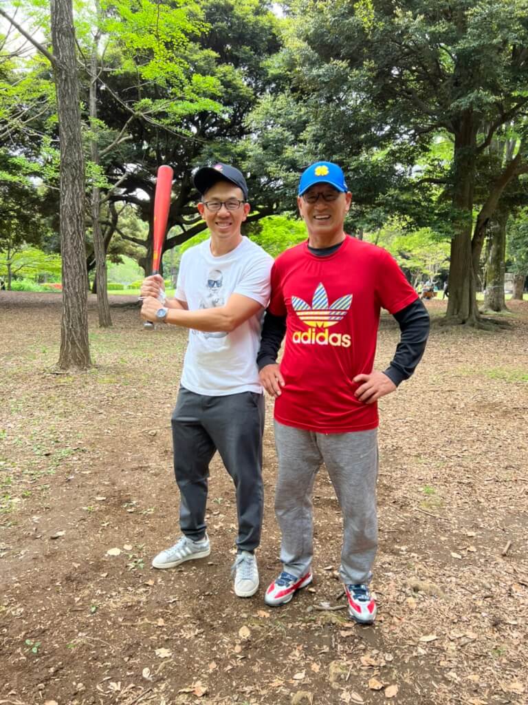 人生初！野球を教わった(笑)